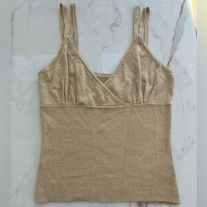 Worthington Gold Knit Top